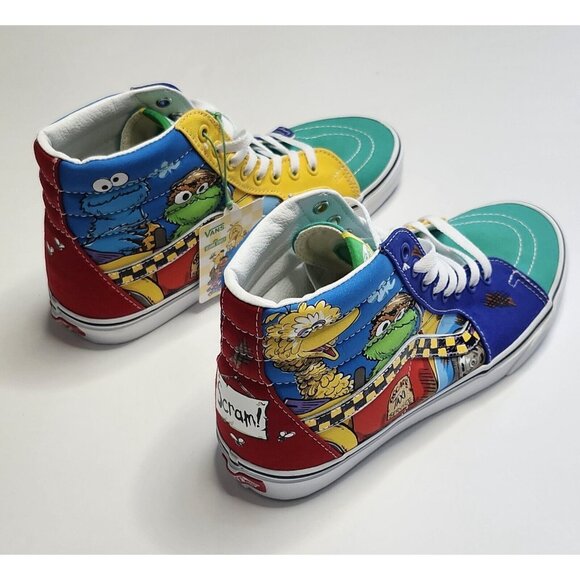 Vans x Sesame Street Sk8-Hi 'Oscar's Taxi Service' Sneakers - Picture 7 of 9